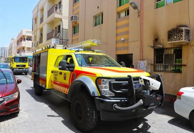 الدفاع المدني: اخماد حريق اندلع في شقة بمنطقة القضيبية