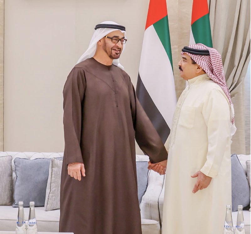 جلالة الملك المعظم يقدم التعازي والمواساة إلى صاحب السمو رئيس دولة الإمارات العربية المتحدة