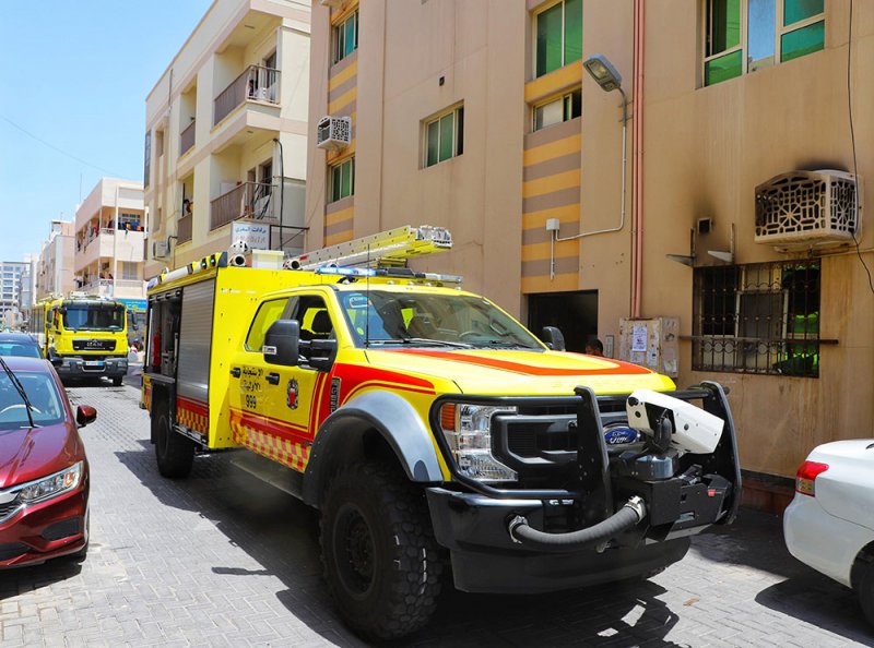 الدفاع المدني: اخماد حريق اندلع في شقة بمنطقة القضيبية