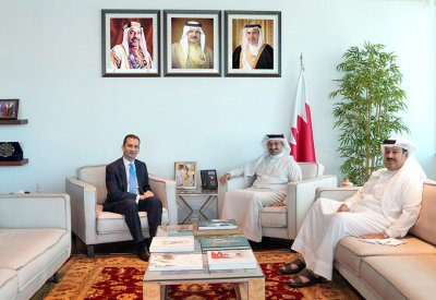 وزير الصناعة والتجارة يستقبل سفير جمهورية قبرص بمناسبة تعيينه