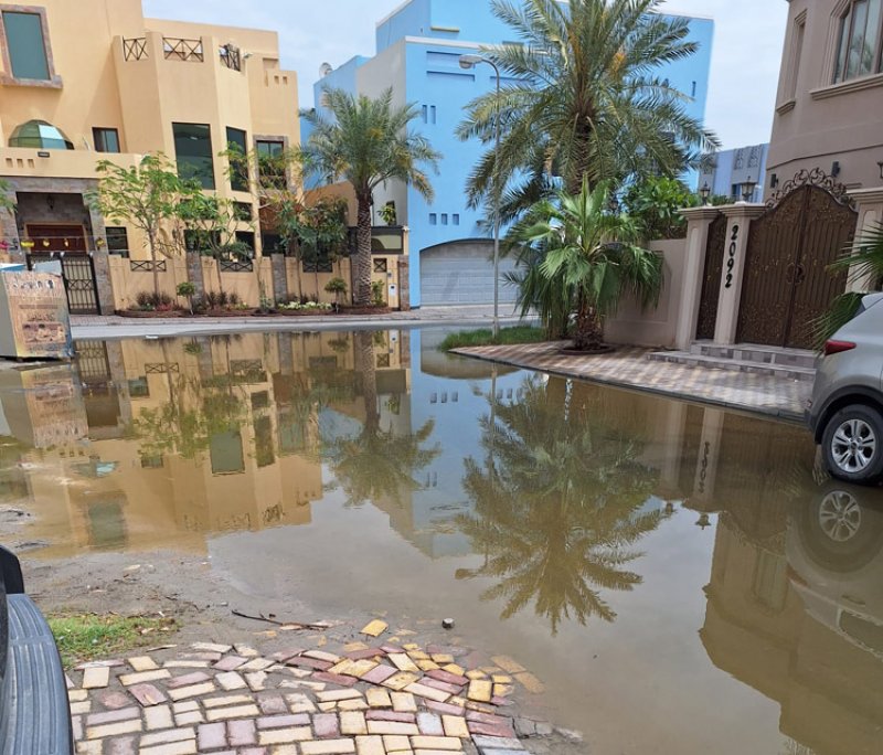 مياه تخرج من باطن الأرض في "سرايا"