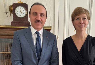 مستشارة الرئيس الفرنسي تستقبل سفير المملكة المعين في باريس