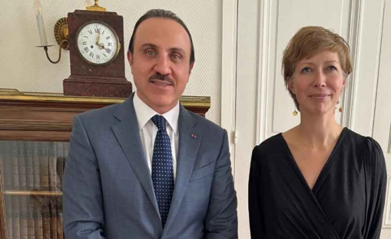 مستشارة الرئيس الفرنسي تستقبل سفير المملكة المعين في باريس