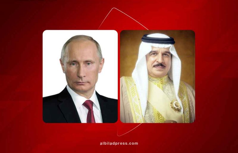 جلالة الملك المعظم يهنئ فلاديمير بوتين بمناسبة تنصيبه رئيساً لروسيا الاتحادية لولاية رئاسية جديدة