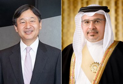 سمو ولي العهد رئيس مجلس الوزراء يتلقى برقية شكر من إمبراطور اليابان