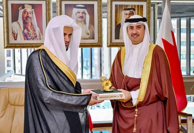 وزير العدل والشؤون الإسلامية والأوقاف يبحث مع النائب العام السعودي سبل تعزيز التعاون في المجال العدلي 