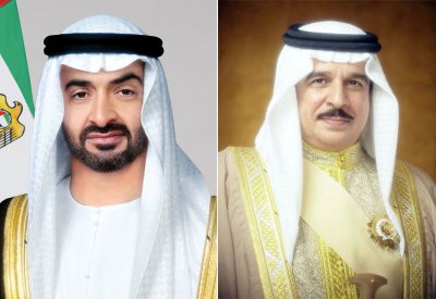 جلالة الملك المعظم يعزي رئيس دولة الإمارات العربية المتحدة في وفاة الشيخ هزاع بن سلطان آل نهيان
