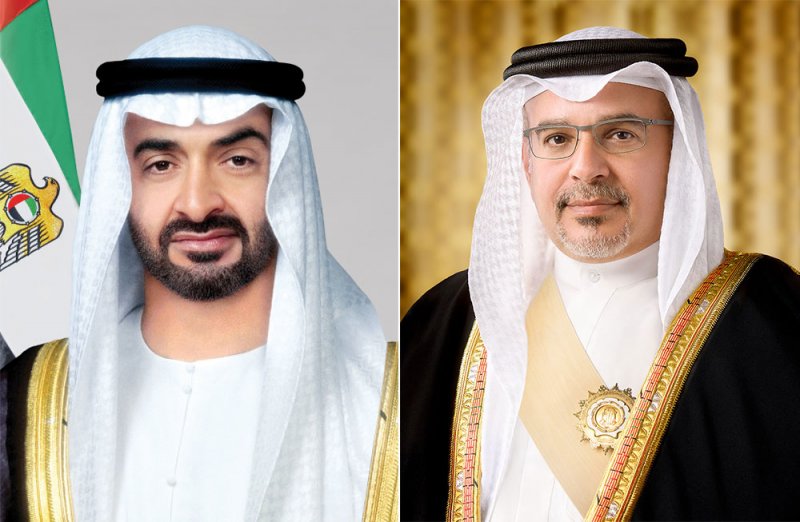 سمو ولي العهد رئيس مجلس الوزراء يعزي رئيس دولة الإمارات العربية المتحدة في وفاة الشيخ هزاع بن سلطان آل نهيان