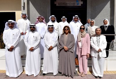 مساعد وزير الخارجية لشؤون حقوق الإنسان في الكويت تطلع على آلية عمل المؤسسة الوطنية لحقوق الإنسان