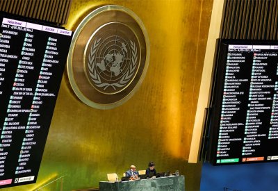 ما هي الدول الممتنعة والمعارضة لعضوية فلسطين بالأمم المتحدة؟