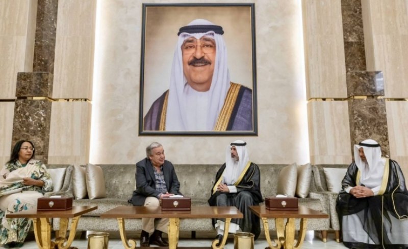 الأمين العام للأمم المتحدة يصل إلى الكويت في زيارة رسمية