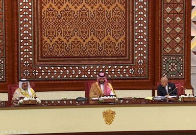 كلمة ولي العهد رئيس مجلس الوزراء بالمملكة العربية السعودية في "قمة البحرين"