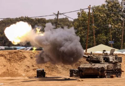 انفجار مدفع في جنود إسرائيليين خلال إطلاقه قذائف نحو غزة
