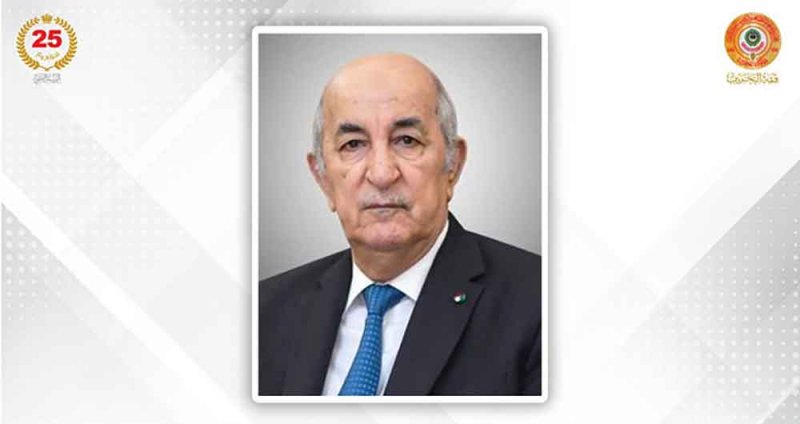 الرئيس الجزائري: قضيتنا المركزية بحاجة لأمة موحدة وقوية تتقدم صفوف المناصرين لها