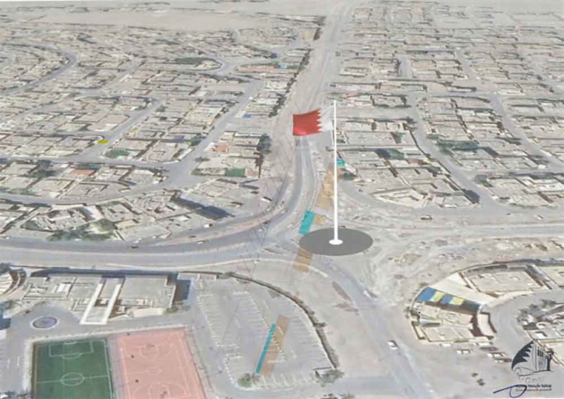 المحمود يقترح إنشاء مجسم سارية علم البحرين بالبسيتين