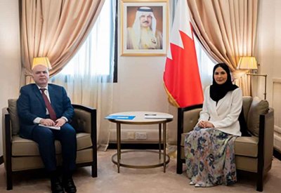 المدير العام للتعاون الدولي بوزارة الخارجية تستقبل الممثل المقيم لبرنامج الأمم المتحدة الإنمائي بالإنابة لدى مملكة البحرين