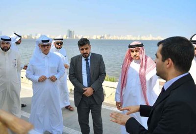 وكيل شؤون البلديات يتفقد أعمال تطوير ممشى توبلي في محافظة العاصمة