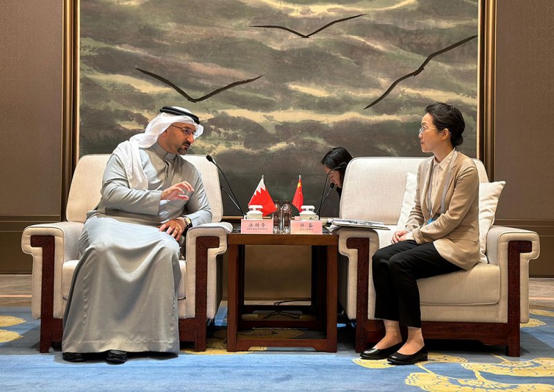 وزير الصناعة والتجارة يجتمع بنائب رئيس اللجنة الوطنية للتنمية والإصلاح في جمهورية الصين الشعبية الصديقة