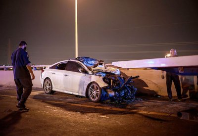 1019 حادث مروري باشره الإسعاف الوطني خلال الربع الأول من  2024