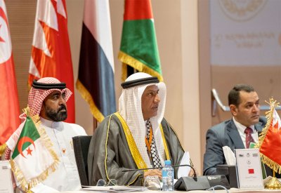 رئيس وفد الشعبة البرلمانية يشارك في اجتماع اللجنة التنفيذية للاتحاد البرلماني العربي بالجزائر