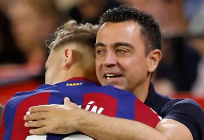 برشلونة يودع تشافي ويهزم إشبيلية