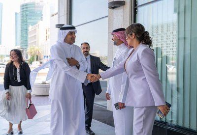 الرئيس التنفيذي لشركة ممتلكات يزور شركة صلة الخليج