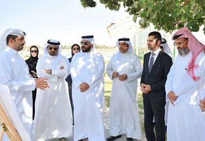 وزير شؤون البلديات والزراعة يتفقد مشروع تطوير تقاطع الزلاق في الدائرة التاسعة بالمحافظة الجنوبية