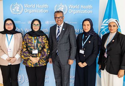 وزيرة الصحة تبحث مع المدير العام لمنظمة الصحة العالمية تعزيز أطر التعاون الشامل في مختلف المجالات