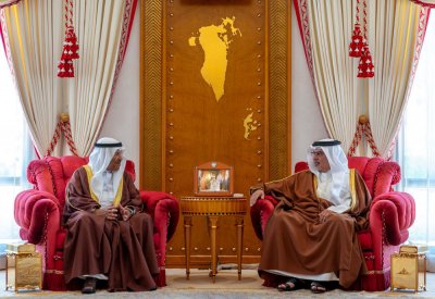 نائب جلالة الملك ولي العهد يلتقي رئيس مجلس الشورى و عدد من أعضاء المجلس