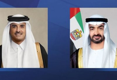 أمير قطر يصل إلى الإمارات في زيارة أخوية
