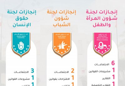 3 لجان شورية تستعرض إنجازاتها خلال الدور السابق