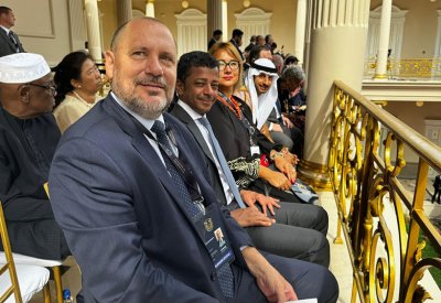 المندوب الدائم لمملكة البحرين لدى الأمم المتحدة في نيويورك يشارك في مراسم تنصيب رئيس جمهورية السلفادور