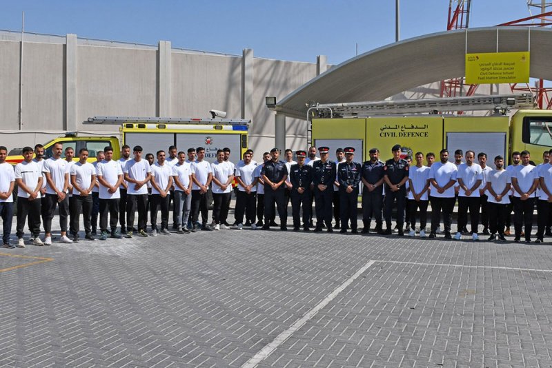 الإدارة العامة للدفاع المدني تطلق الدورة التأسيسية للدفعة الأولى للمتطوعين