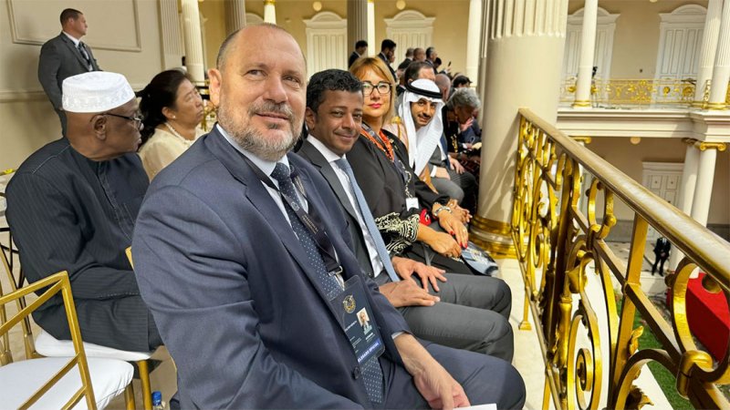 المندوب الدائم لمملكة البحرين لدى الأمم المتحدة في نيويورك يشارك في مراسم تنصيب رئيس جمهورية السلفادور