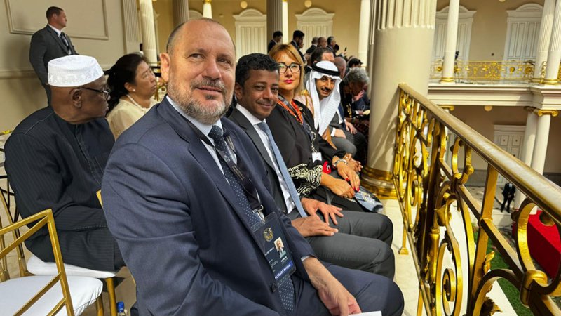 المندوب الدائم لمملكة البحرين لدى الأمم المتحدة في نيويورك يشارك في مراسم تنصيب رئيس جمهورية السلفادور