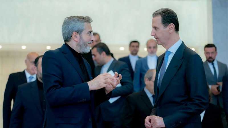 وزير الخارجية الإيراني بالوكالة يلتقي الأسد في دمشق