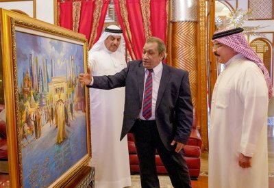جلالة الملك المعظم يستقبل الشاعر محمد هادي الحلواجي