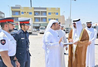 سمو محافظ المحافظة الجنوبية يطلع على احتياجات الأهالي وخطط تطوير المرافق بمدينة الرفاع
