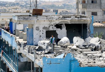 الثاني خلال يومين.. قصف إسرائيلي جديد على مدرسة في غزة
