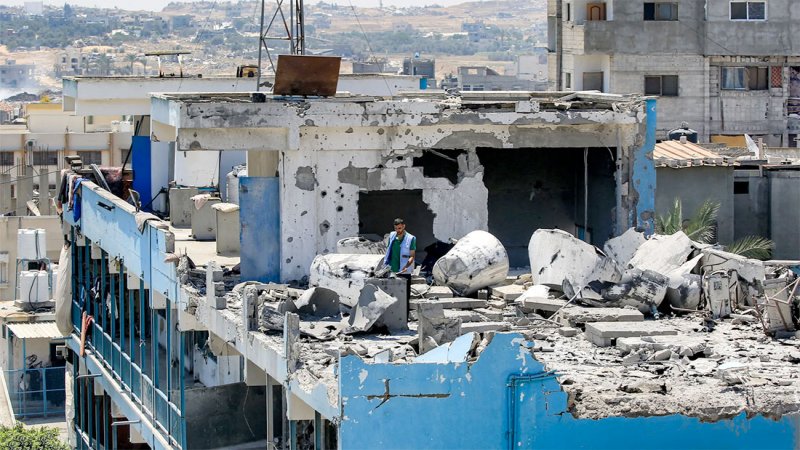 الثاني خلال يومين.. قصف إسرائيلي جديد على مدرسة في غزة