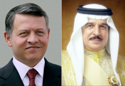 جلالة الملك المعظم يهنئ العاهل الأردني بمناسبة ذكرى عيد جلوس جلالته على العرش