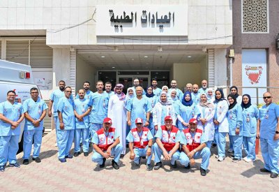 العيادة الطبية لبعثة مملكة البحرين للحج تفتح أبوابها استعداداً لاستقبال حجاج البحرين بمكة المكرمة