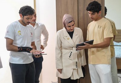 وزيرة شؤون الشباب تتفقّد المشروع الثامن لفريق "ناصر البناء - هيئة ناصر الخير"