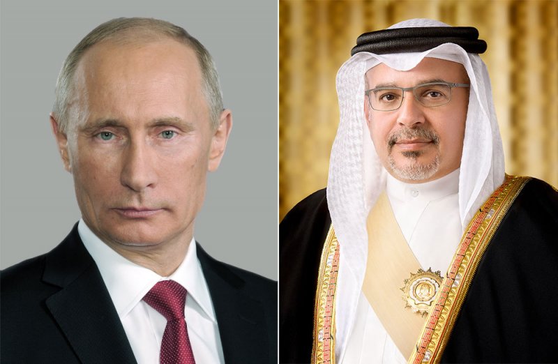 سمو ولي العهد رئيس مجلس الوزراء يهنئ الرئيس الروسي بذكرى اليوم الوطني