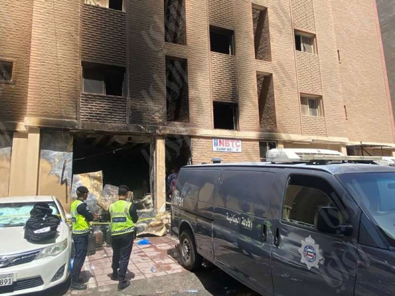 الكويت.. عشرات الوفيات والإصابات بحريق مبنى سكني مكتظ