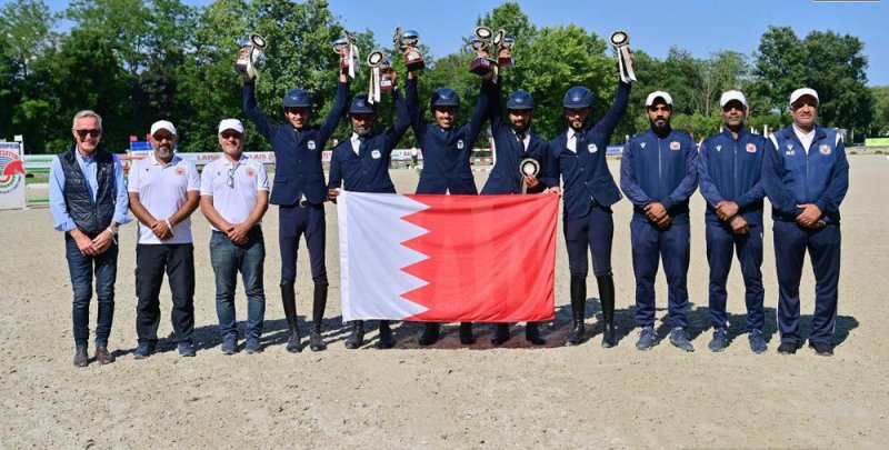 فريق وزارة الداخلية لقفز الحواجز يعزز مسيرة انجازاته بفوزه بالمركز الأول في بطولة دولية في ايطاليا