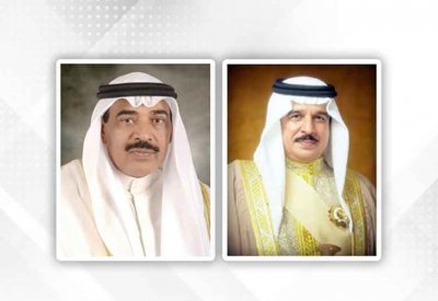 جلالة الملك المعظم يتلقى برقية شكر جوابية من ولي عهد دولة الكويت