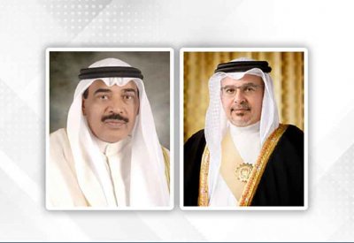 سمو ولي العهد رئيس مجلس الوزراء يتلقى برقية شكر جوابية من ولي عهد دولة الكويت