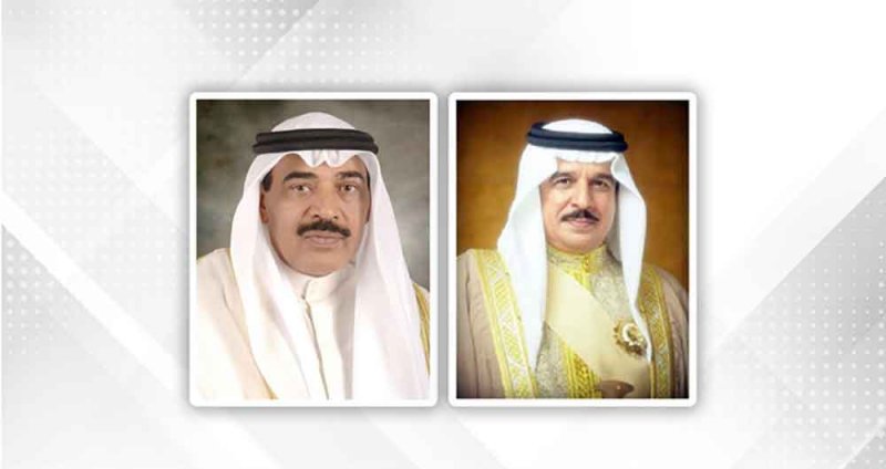 جلالة الملك المعظم يتلقى برقية شكر جوابية من ولي عهد دولة الكويت