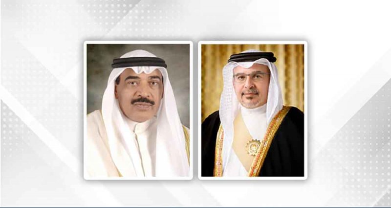 سمو ولي العهد رئيس مجلس الوزراء يتلقى برقية شكر جوابية من ولي عهد دولة الكويت